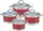 Набор кастрюль Bohmann BH-0127-8-Red 8 предметов