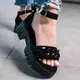 Женские босоножки Fashion Ellie 3628 41 размер 26 см Черный