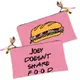 Женская косметичка с принтом на молнии Joey doesn't share food 20х12 см