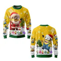 Свитшот с 3D принтом Merry Minion 31564 3XL