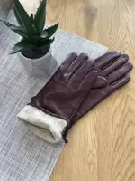 Женские кожаные перчатки большие 8рр