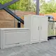 Пластиковая тумба с полкой 82х41х93см SW-00001543