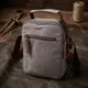 Небольшая мужская сумка из плотного текстиля Vintage 22217 Серый