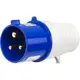 Портативная вилка HiSmart 32A 2P+E 220V IP44 (023)