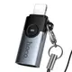 Переходник HOCO Victory iP male to Type-C female adapter UA46A  |OTG, LED|