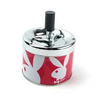 Пепельница \"PLAYBOY\", розовый, металл