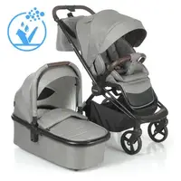 Коляска універсальна 2в1 ME 1091-B PERSONA Gray серая