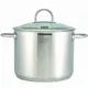 Кастрюля с крышкой Gipfel Signo GP-1364 26 см 10.6 л серебристая