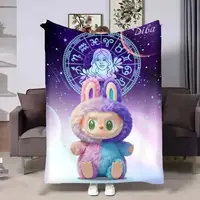 Плед 3D авторский со знаком зодиака Гороскопчик из Лабуба-Дева 32231 135х160 см