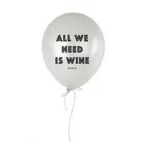 Шарик надувной "All We Need Is Wine"