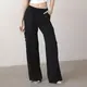 Брюки женские палаццо карго VIVIOJI BRW-24-1 р.XXL Черный (14050)
