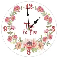Часы настенные круглые Time to live 36 см (CHR_K_15M050)