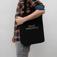 Экосумка GoT "Valar morghulis", Черный, английский
