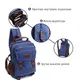 Текстильный рюкзак для работы учебы города и планшета Vintage 22169 Синий