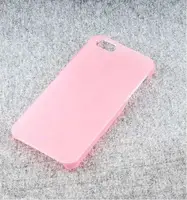 Чехол на iPhone 5/5s Ultra Slim гибкий розовый пластик 504807