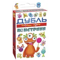Игра карточная «Дубль монстрики. Найди пару» (укр)
