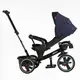 Велосипед детский Best Trike Marco, поворотное сиденье, складной руль, корзина, телескопическая ручка, музыкальная фара. Dark blue (150281)
