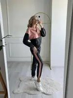 Костюм FLS2045 в стиле ZARA Пудра 44/46