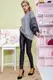 Черные женские лосины с утягивающим эффектом 182R100
