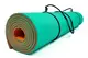 Коврик для йоги и фитнеса EasyFit TPE+TC 6 мм двухслойный бирюзовый-оранжевый