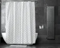 Штора для ванной LINE с кольцами 12 шт 180x180 PEVA