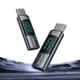 Переходник Usams Type-C To Type-C 100W Aluminum Alloy Digital Display Adapter US-SJ682 AU18