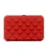 Кардхолдер OGON Quilted Button на 10 карт, красная