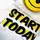 Подушка интерьерная с мешковины Start today 45x32 см (43PHB_JOY011)