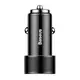АЗУ Baseus Car Charger Small Screw Series 2xUSB 3.4A + Lightning Cable, Black (TZXLD-A01)