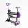 Самокат 5 в 1 Best Scooter, PU колеса с подсветкой. Violet (163318)