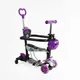 Самокат 5 в 1 Best Scooter, PU колеса с подсветкой. Violet (163318)