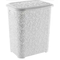 Корзина для белья 45 л Tuffex Lace TP-8006-1 Белый