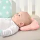 Подушка детская ортопедическая с аналогом лебединого пуху Мишка ТM PAPAELLA 20х27х5 см пудра