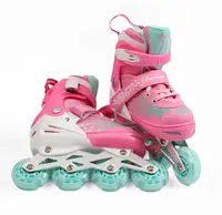 Комплект роликів із захистом 565-9 M Best Roller колеса PU, що світяться. Multicolor (розмір 35-38) (186078)