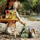 Складной контейнер для воды из ПВХ Naturehike NH20SJ040, 20л, прозрачный