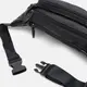 Мужская кожаная сумка на пояс Keizer k10045bl-black