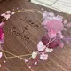 Деревянный альбом для свадебных фото и записей
