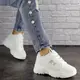 Женские кроссовки Fashion Heaven 1589 39 размер 23,5 см Белый