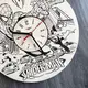 Дизайнерские настенные часы из дерева «Человек-Паук»