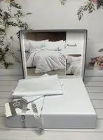 Percale beyaz   постільна білизна. Євро розмір. Romeo home Туреччина.