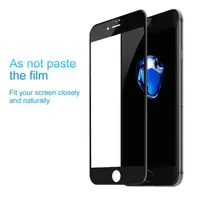 Захисне скло Baseus для iPhone SE 2022/2020/7/8 - Silk-screen Pet Soft 0.23 mm, Black (SGAPIPH8N-PE01)