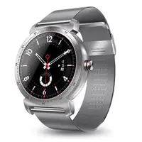 Умные часы Lemfo K88h Plus Metal с сенсорным дисплеем Серебристый