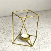 Подсвечник DecorArt "Изменение" 10х10х14 см черный