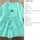 Летний костюм AO585 Мятный Oversize XL-3XL