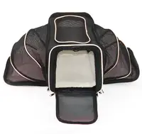 Сумка переноска для котів та собак XL 76x46x28 см CosmoPet CP-05 Black/White