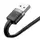 Кабель Baseus Kevlar Lightning 1,5А 2m, Black+Gray (CALKLF-CG1)