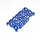 Чехол на iPhone 5/5s Pattern Curl синий пластик 503805