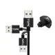 Магнитный кабель для зарядки Topk USB 2m 2.1A 360° TK51i-VER2 Llightning Black для гаджетов Iphone