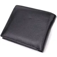 Стильний чоловічий гаманець із натуральної шкіри ST Leather 22457 Чорний