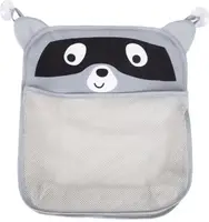Дитяча сумка-органайзер у ванну кімнату на присоску FreeON Racoon, grey
